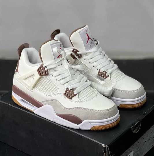 Jordan retro 4 white Brown