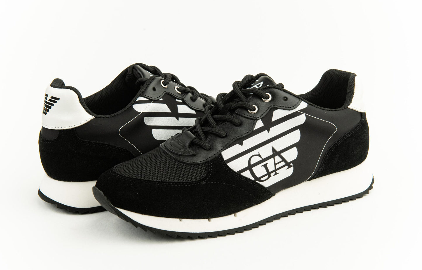 Giorgio Armani Black White Sneakers