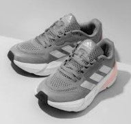 حذاء أديداس أديستار نسائي، رمادي