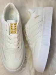 adidas Samba Plataform “Triple white”