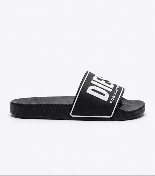 Slide Diesel Black White