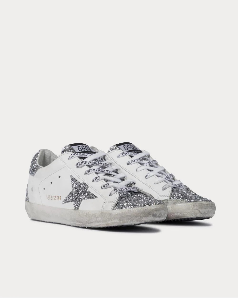 Golden Goose Sparkling Distressed Sneakers for Woman