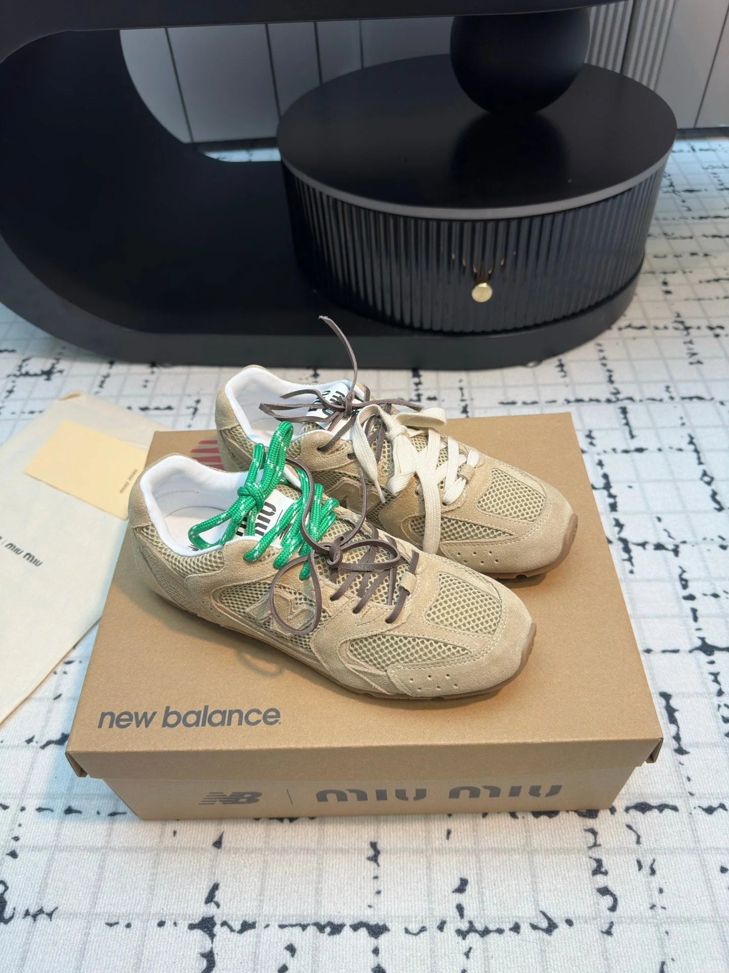New Balance x Miu Miu 530 Beige