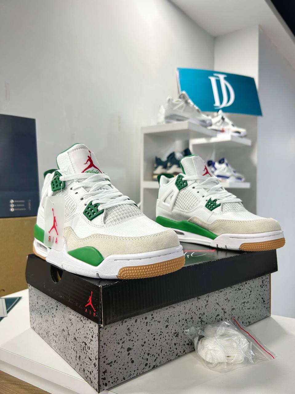 Air Jorden 4 Green