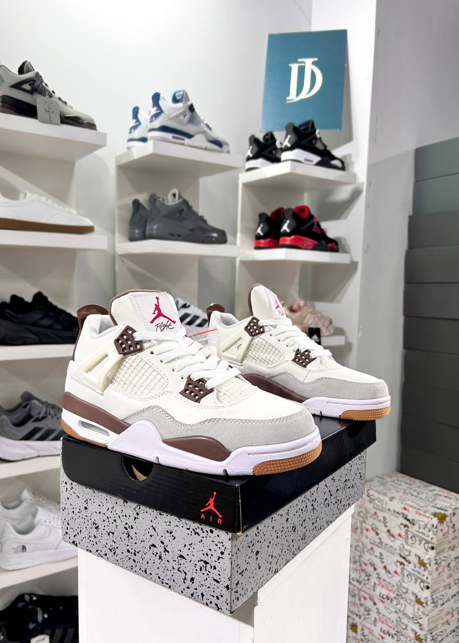 Jordan retro 4 white Brown