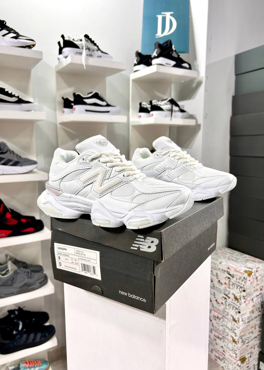 New Balance 9060 All White