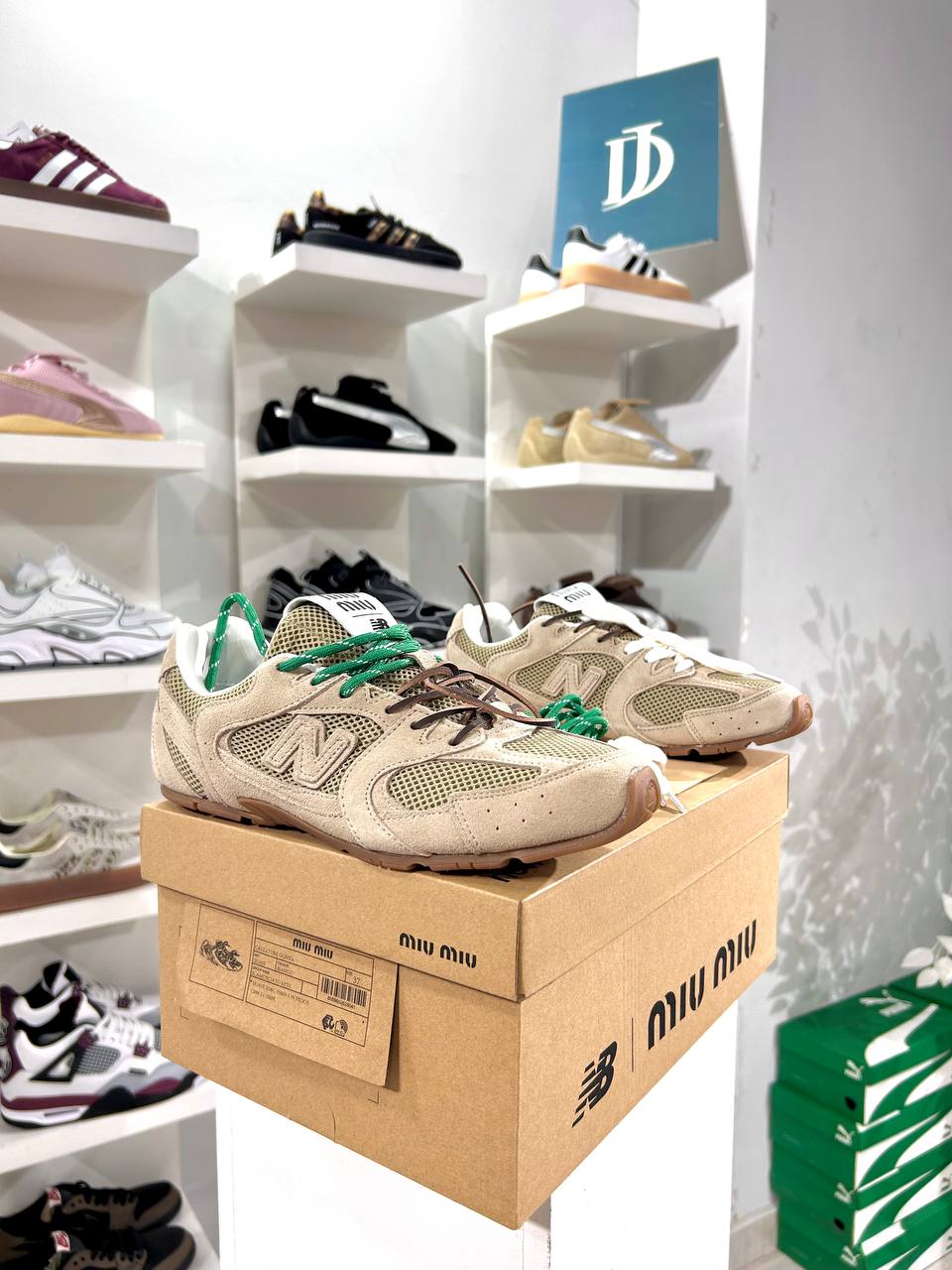 New Balance x Miu Miu 530 Beige