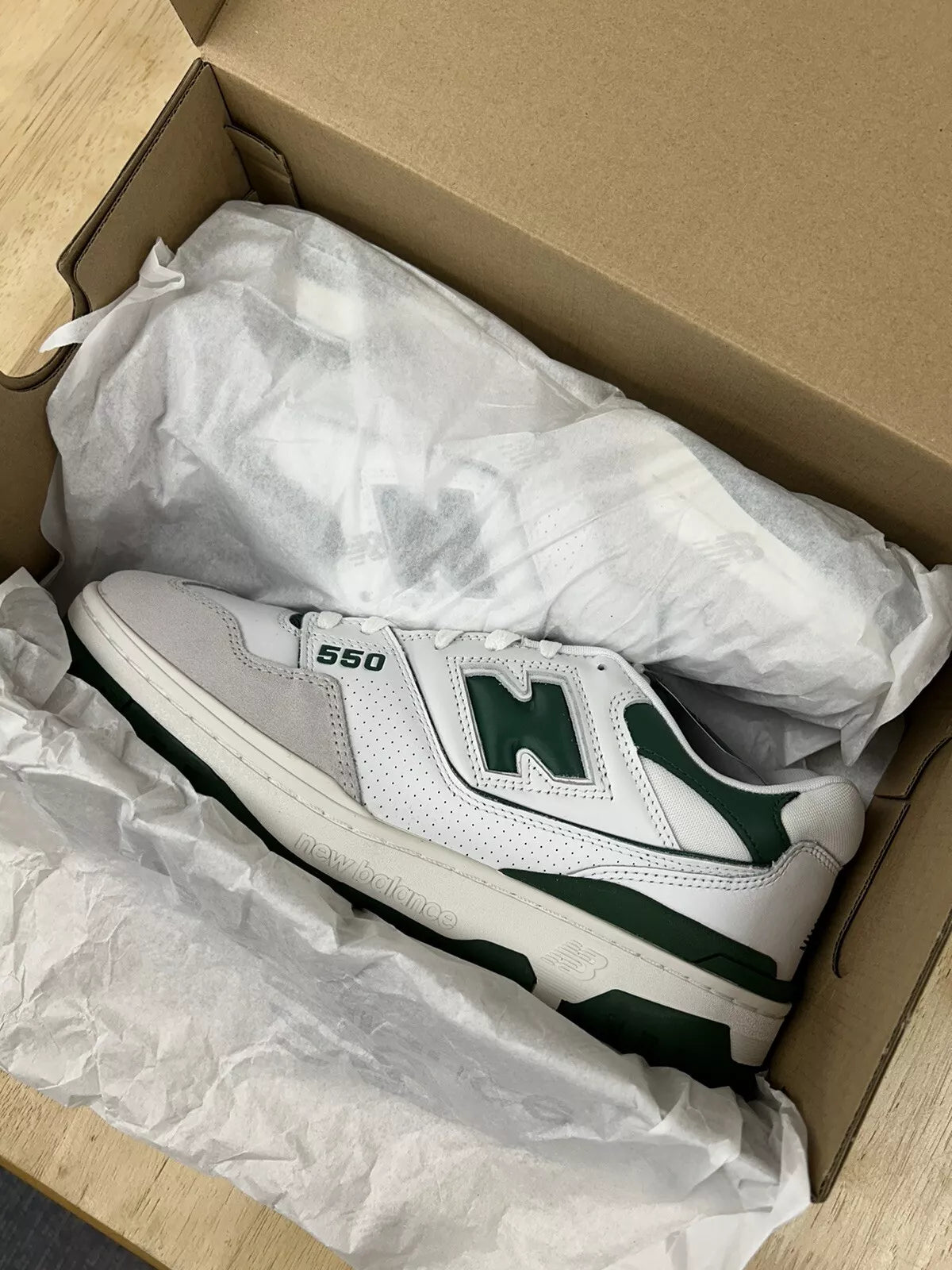 New Balance 550 White/Green