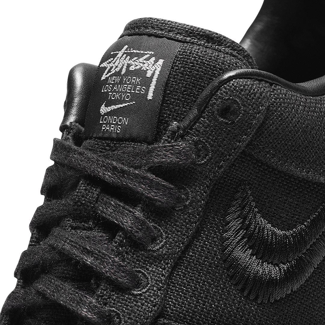 Stussy X Nike Air Force 1 Black